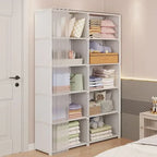 Open Closets Storage Locker Armoire Wardrobe Closet Folding Clothes Cabinet Dressing Rooms Dressers Bedroom Furniture Assembly
