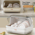Kitchen Flip-up Drainer Dish Cabinet Household Multi-functional Moisture-proof Storage Organizer for Bowls and Utensils