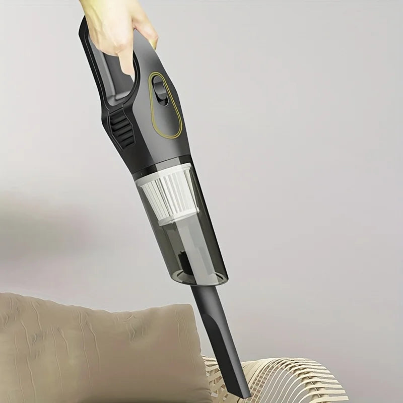 Handheld multifunctional vacuum cleaner, USB charging, 10000pa super strong suction, two color options, rich accessories