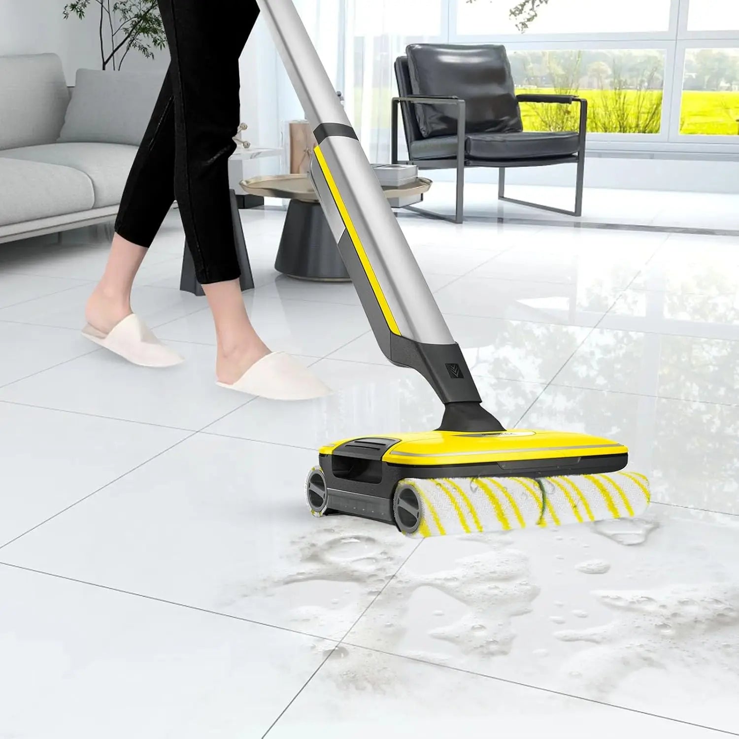 Rollers Brush Set for Karcher FC7 FC5 FC3D FC3 Cordless Hard Floor Cleanr, Multi-Surface Roller, Roller Brush Set for Kärcher FC
