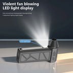 Mini Turbo Jet Fan Air Blower 80000RPM Brushless Motor Handheld Duct Fan with Adjustable Wind Speed 52M/S Cleaning Tool New