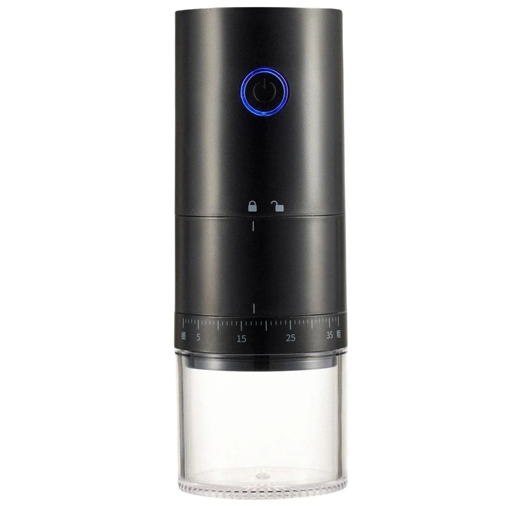 Electric Coffee Grinder, Rechargeable Portable Stainless Steel Blade, Automatic Grinding Machine for Coffee Beans