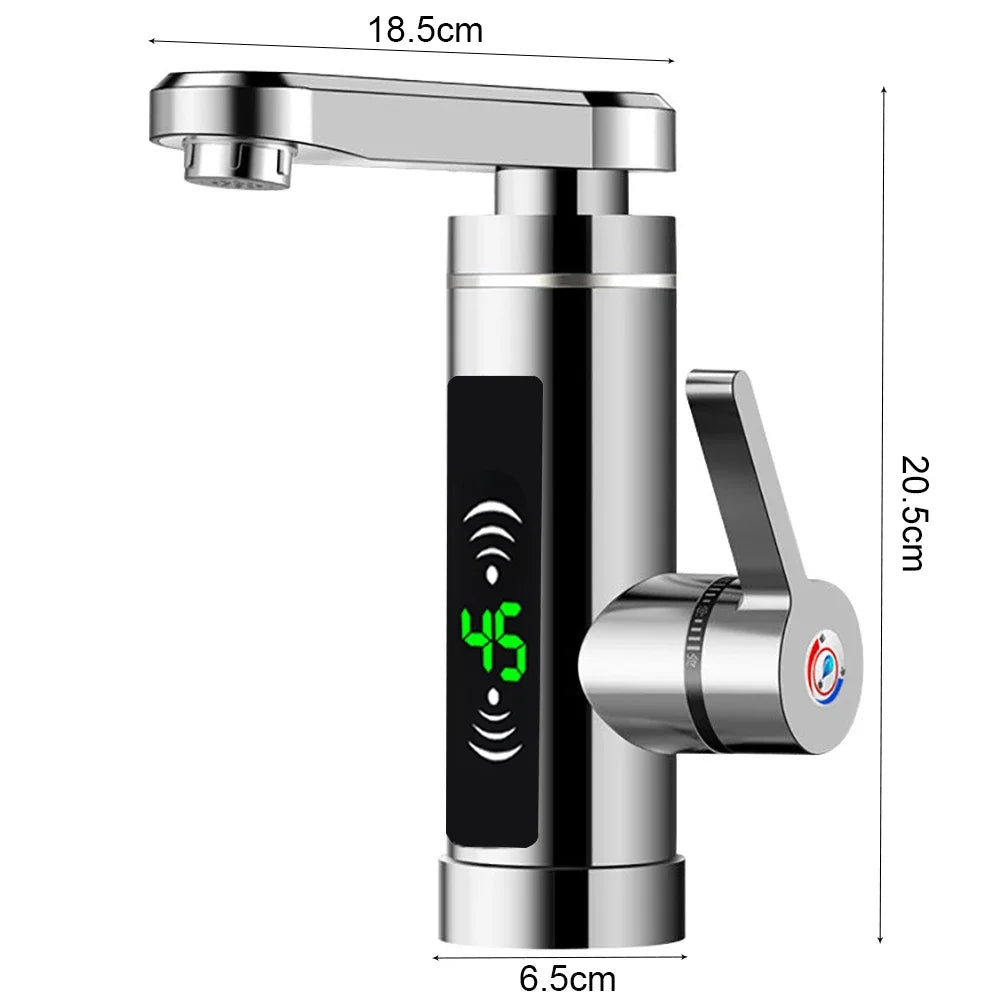 Electric Hot Water Faucet Instant Heating Type Kitchen Hot And Cold Small Kitchen Treasure Quick Heat EU Version