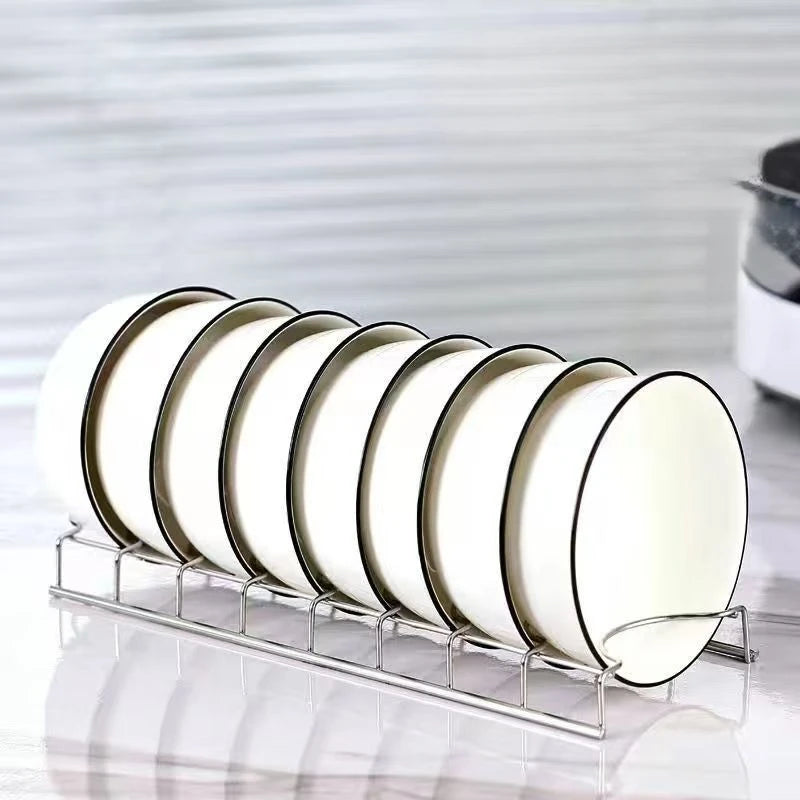 Household Kitchen Stainless Steel Bowl And Dish Drain Storage Rack, Kitchen Cabinet Drain Bowl Rack, Bowl And Dish Storage Rack