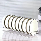 Household Kitchen Stainless Steel Bowl And Dish Drain Storage Rack, Kitchen Cabinet Drain Bowl Rack, Bowl And Dish Storage Rack