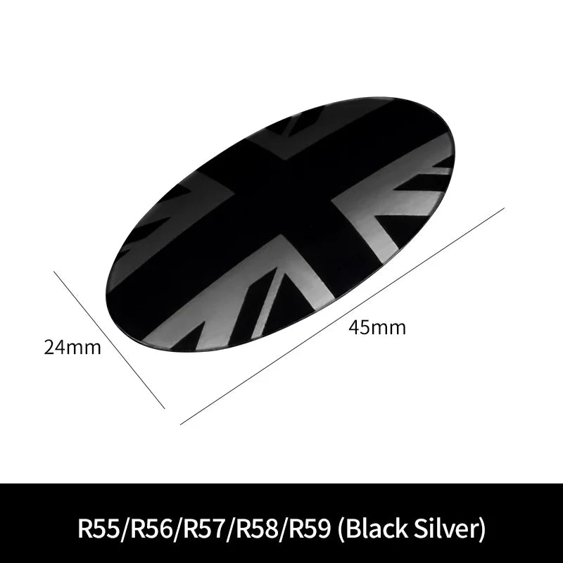 Car Styling Co-pilot Glove Box Switch Panel Button Decoration Sticker Trim For Mini Cooper R55 R56 R57 R58 R59 Auto Accessories