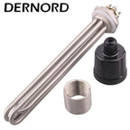 DN40/1.5" Thread SUS304 Immersion Heating Element 220V/380V 3KW/4.5KW/6KW/2KW/3750W Water Tank Boiler Tubular Heater