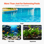 SucceBuy Pool Filter Balls 1.5 lbs-4.6 lbs Reusable Blue/White Polyester Fiber Filter Media with Wash Bag for Pool Aquarium Tank