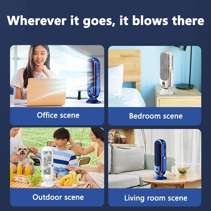 Xiaomi Rechargeable Desk Fan Portable Cooling Electric Fan Small Perso