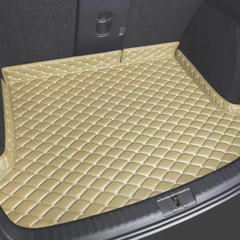 Car Floor Mats For Nissan Leaf ZE1 2018~2022 Luxury Leather Mat Durable Pad pets Interior Parts Rugs Set Accessories 2019