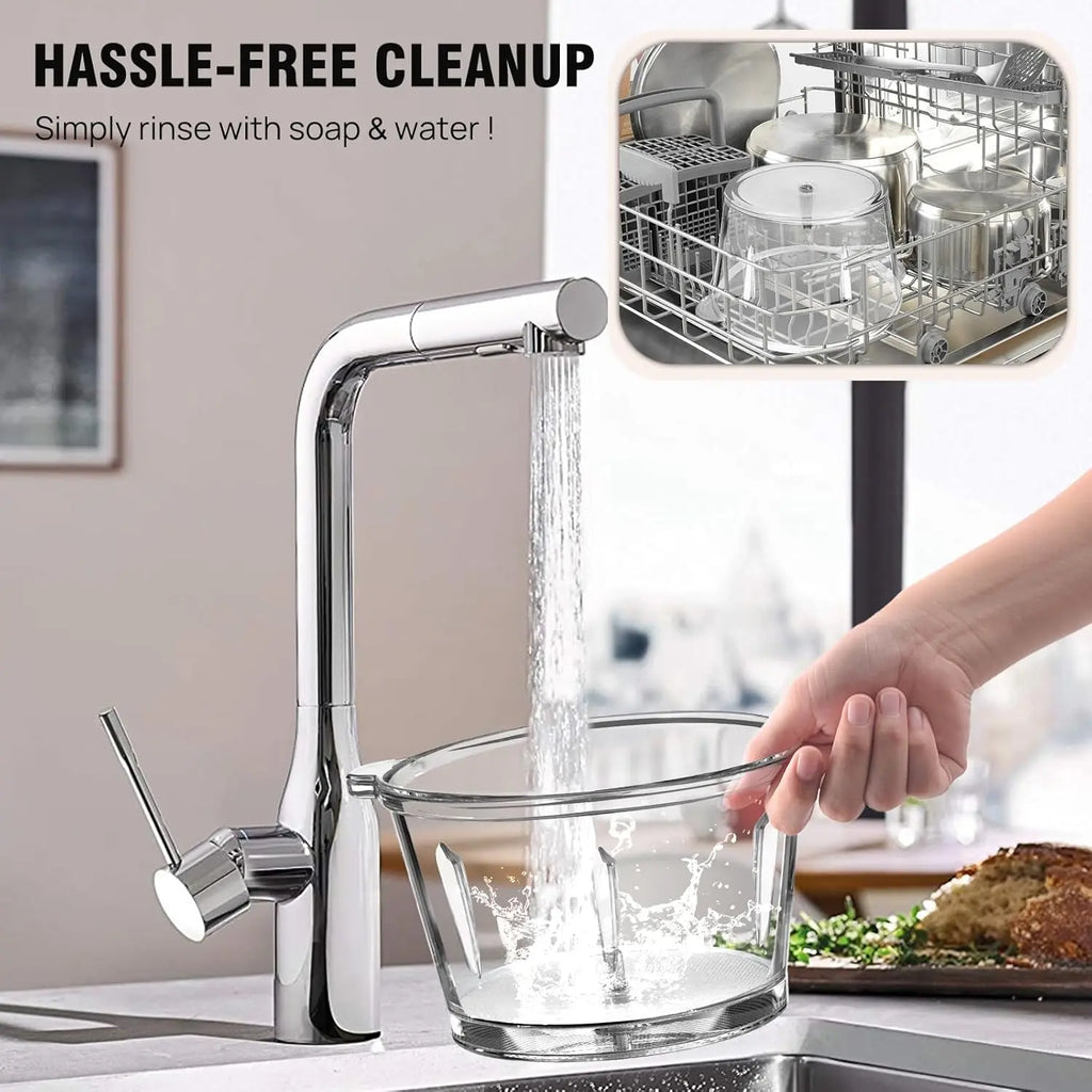 Electric Food Choppers and Dicers Mini Blender Food Processor 2L Glass Bowl Vegetable Grinder Meat Blender Meat Mincers