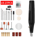 Mini Electric Drill Power Tools Drill 18000r/min Grinder Grinding Set Hand-held Drilling Machine Stepless Speed Regulation Drill
