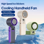 Outdoor Foldable Portable Handheld Fan Mini Cooling Rechargeable 3600m