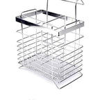 Kitchen Organizer Rack Stainless Steel Dish Cutlery Rack Drainer Drying Tray Kitchen Utensil