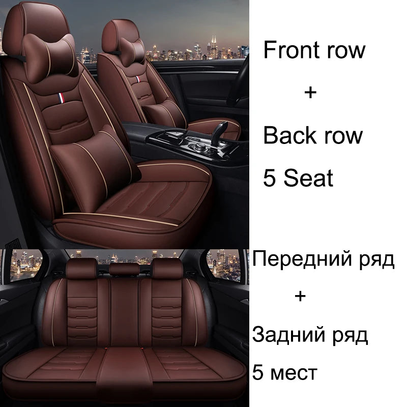 5 Seat Car Seat Covers for Hyundai SOLARIS CRETA Ix35 TUCSON GETZ I30 I40 ELANTRA SONATA Santa Fe Car Accessories Auto Goods