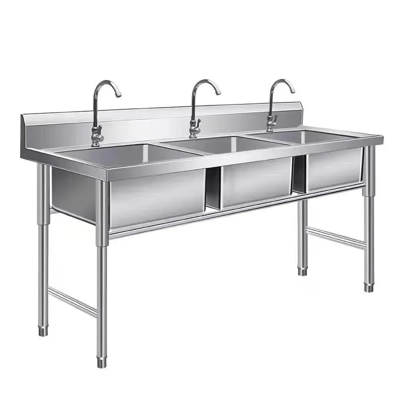 Custom Stainless Steel Kitchen Workbench Commercial Food Prep Table for Hotel and Catering Kitchen