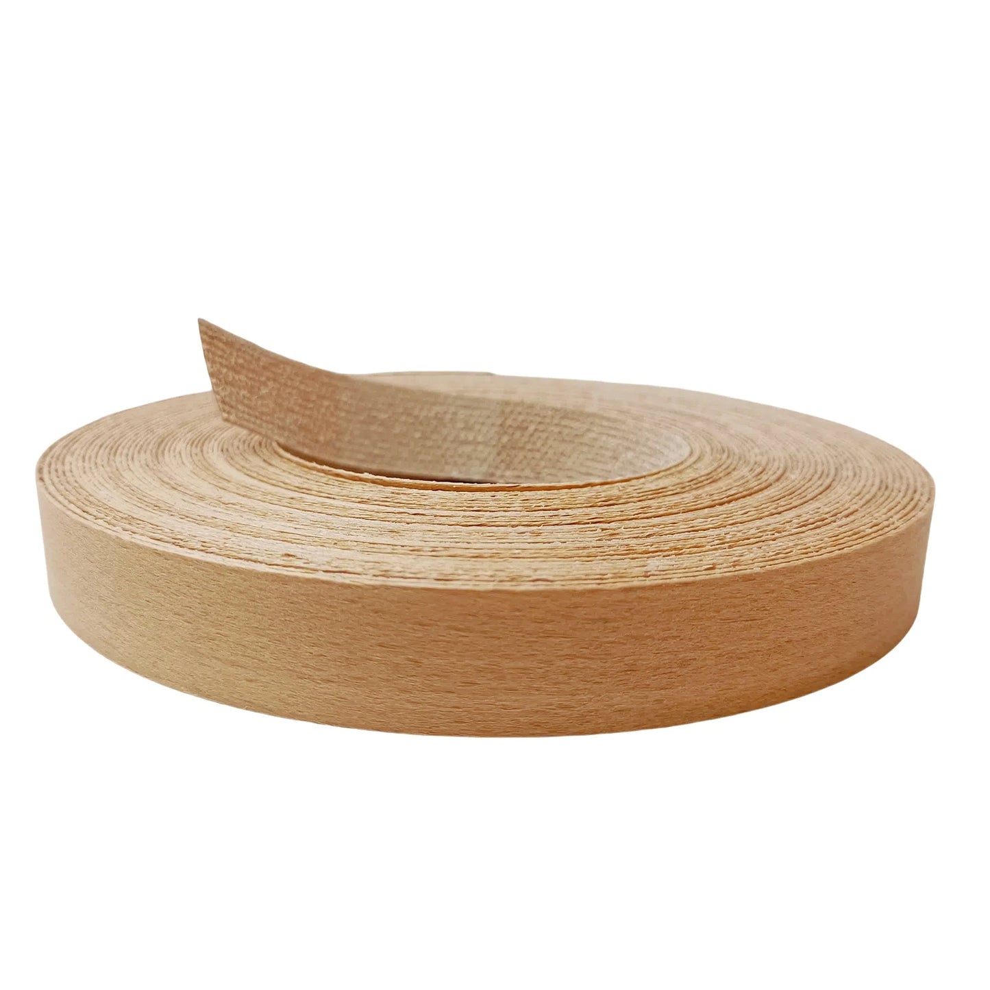 Pre-glued Maple/Birch/Oak/Pine/Walnut/Cherry/Ash/Acacia Wood Edge Banding Strip,Iron on Veneer Edging Trim for Furniture Repair