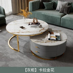 Design Nordic Coffee Tables Modern Storage Luxury Simple Aesthetic Coffee Tables Unique Marble Mesa Centro Living Room Furniture