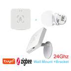 Tuya WiFi / Zigbee Human Presence Detector,Luminance/Distance Detection,  Smart Human Body PIR Sensor Support Home Assistant