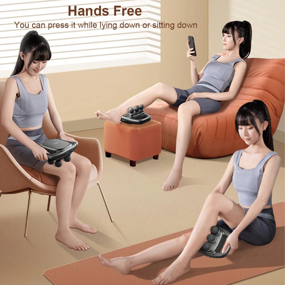 Professional 6-Head Fascia Massage Gun