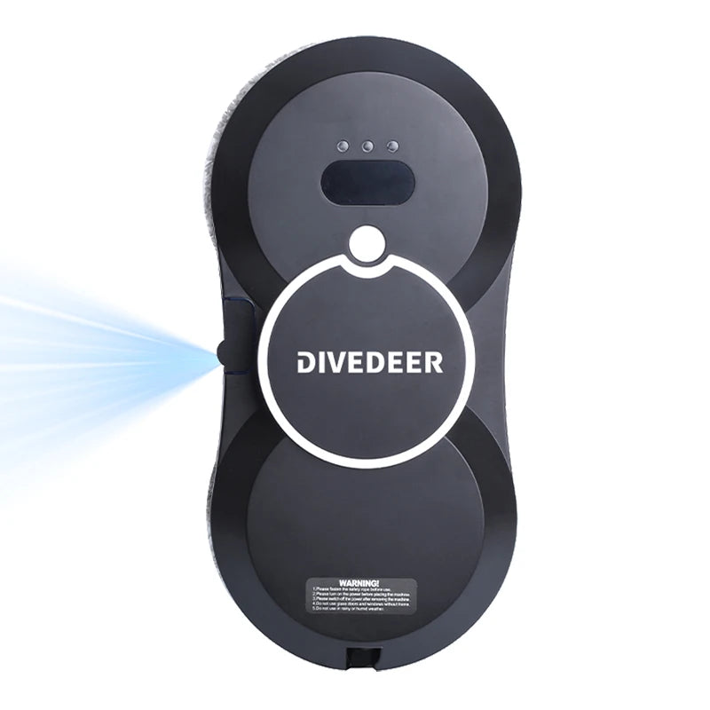 DIVEDEER Window Cleaner Robot Smart Automatic Water Spray Function Anti-fall Magnetic Glass Home Smart Cleaning Machine