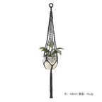 Hanging Plant Handmade Macrame Plant Hanger Flower Pot Planter Hanger Wall Decor Courtyard Garden Hanging Planter Hanging Basket