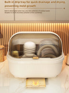 Large Capacity Kitchen Storage Box, Multifunctional Drain Bowl Shelf, bowls and Chopstick Sorganizer, kitchen Accessories, hogar