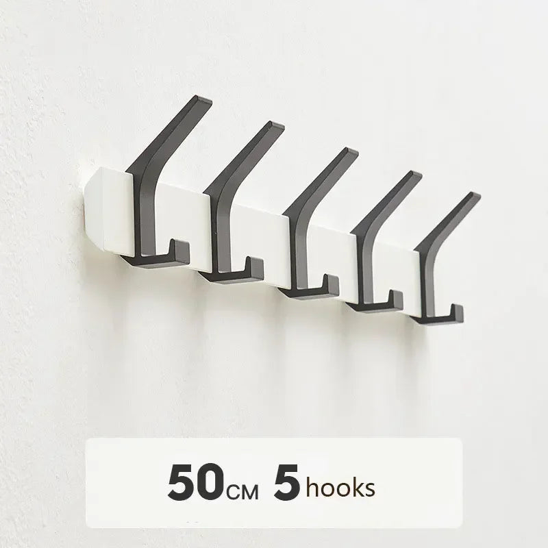 Stylish Nordic Fashion Coat Rack Wall Mount Hanger with Hooks for Clothes Keys Hats Hallway Living Room Furniture Decor