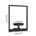 1PC Photo Frame Wall Planter Wall Mounted Succulent Planter Stylish Metal Window Plants Holder For Home Decor Display Stands
