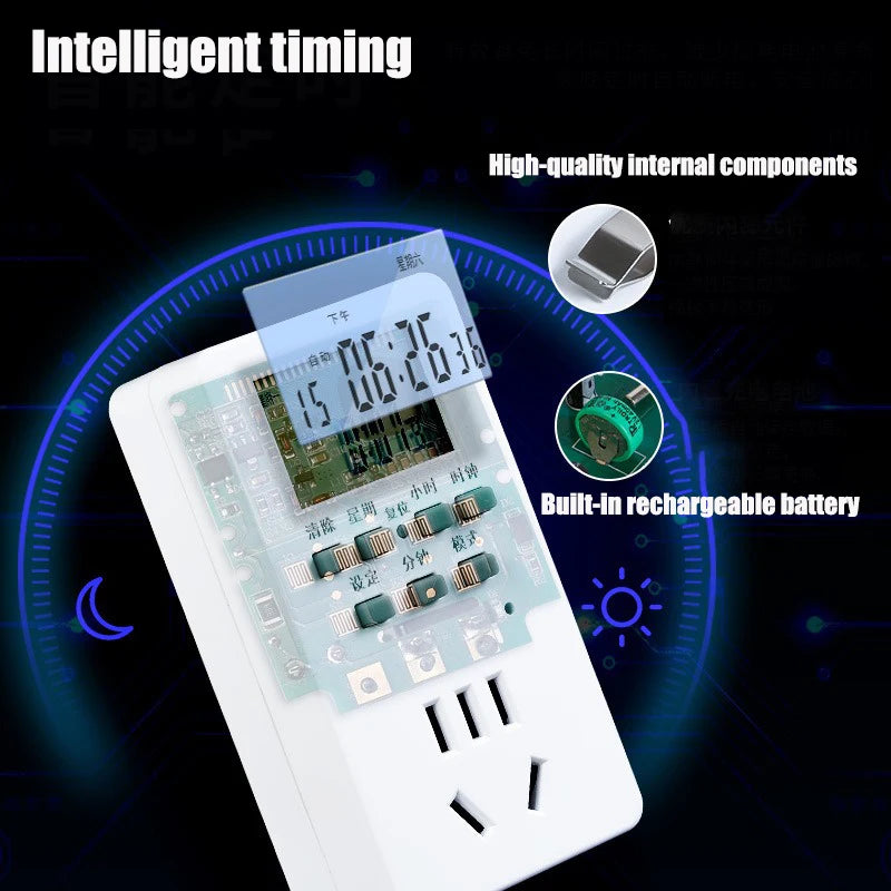 72W Large Garden Irrigation Timer Watering System Fog Nozzles Irrigation Kit Automatic Spray Misting Plant Watering System