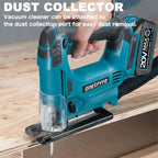 Brushless Jigsaw Electric Jig with Saw Blade Multi-Function Woodworking Power Tool Adjustable Woodworking for Makita 18V Battery