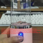 HOMEFISH 2PCS Juice Extractor Juice Cup Portable Rechargeable Small Juice Cup Home and Outdoor Multifunctional Juice Mixing