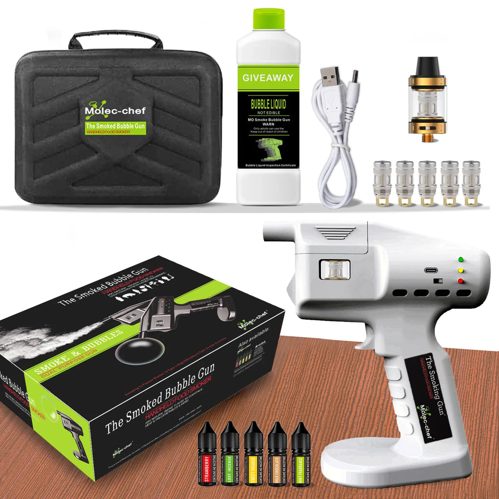 Smoke Gun Cocktail, Cocktail Smoker, Cocktail Smoker Kit, Herb Extract Essential Oil Smoker, Good For Smoked Food, Cocktails