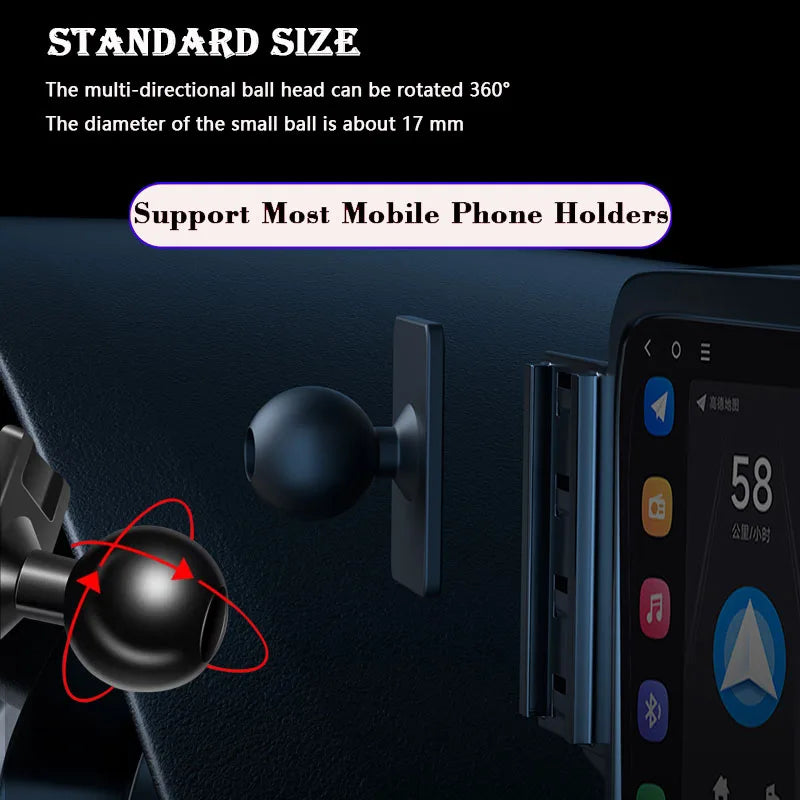 Car Phone Holder For MG5 GT  MG5 EV 2022-2023 10.25-inch Screen Panel Fixed Base 15W Wireless Charging Phone Holder Car Mount