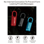M01 Fingerprint Padlock USB Smart Cabinet Dormitory Anti Theft Zinc Alloy Lock