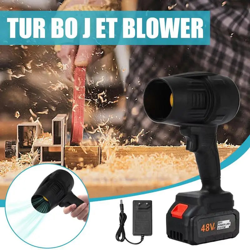 High power violent turbofan rechargeable dry car wireless dust blower portable outdoor leaf dust collector mini turbofan