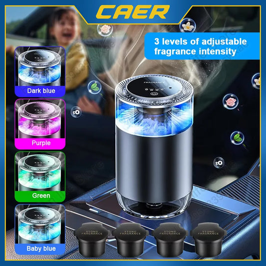 Caer Smart Car Air Freshener - Rechargeable Cloud Mist Diffuser
