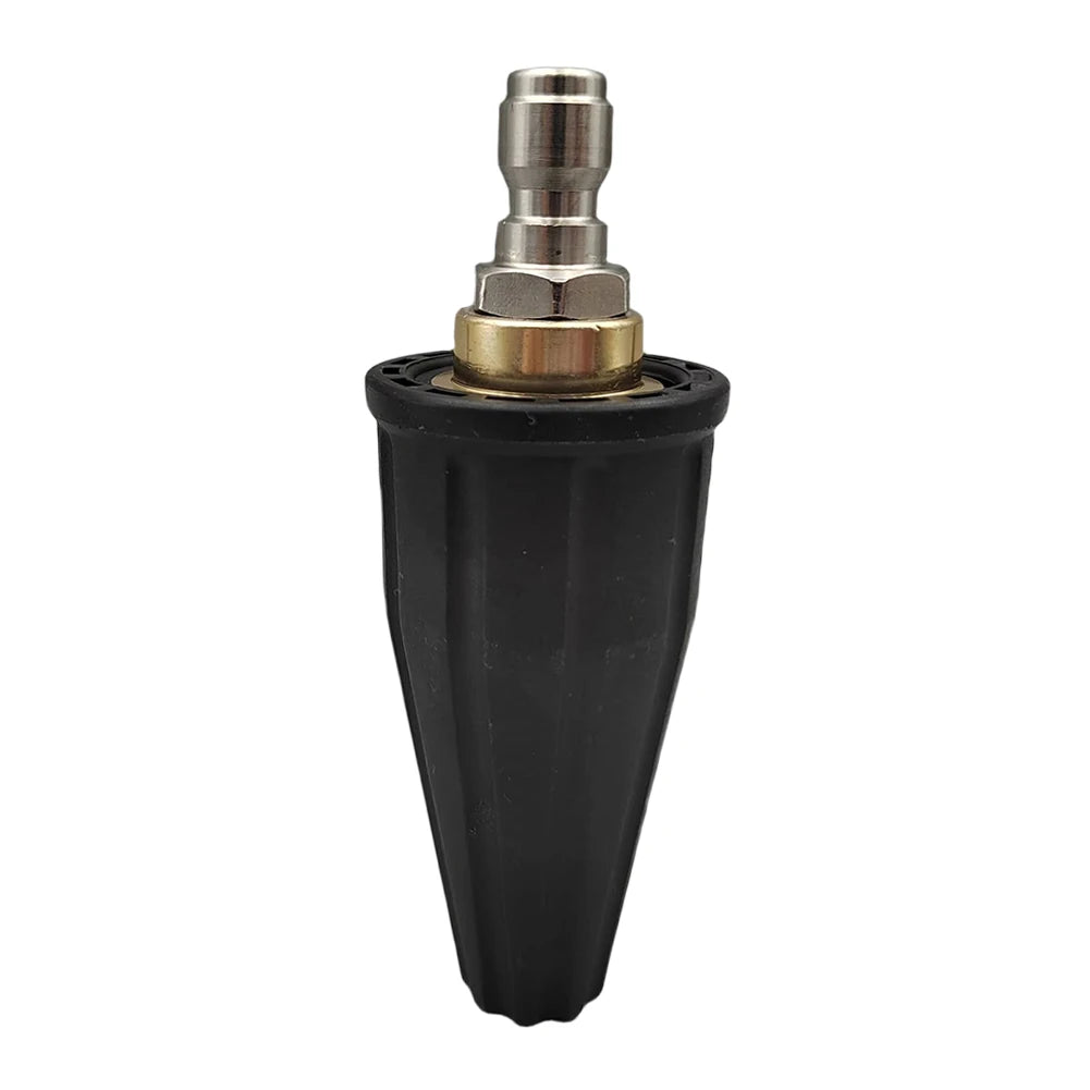 Water Gun Nozzle 1/4 Inch Quick Connector High Pressure Sprayer Stainless Steel Washer Gun Adapter Turbo Nozzle for Car Cleaning