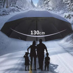 Super Large 51-inch Folding Umbrella | Windproof Business & Travel Sun Rain Umbrella
