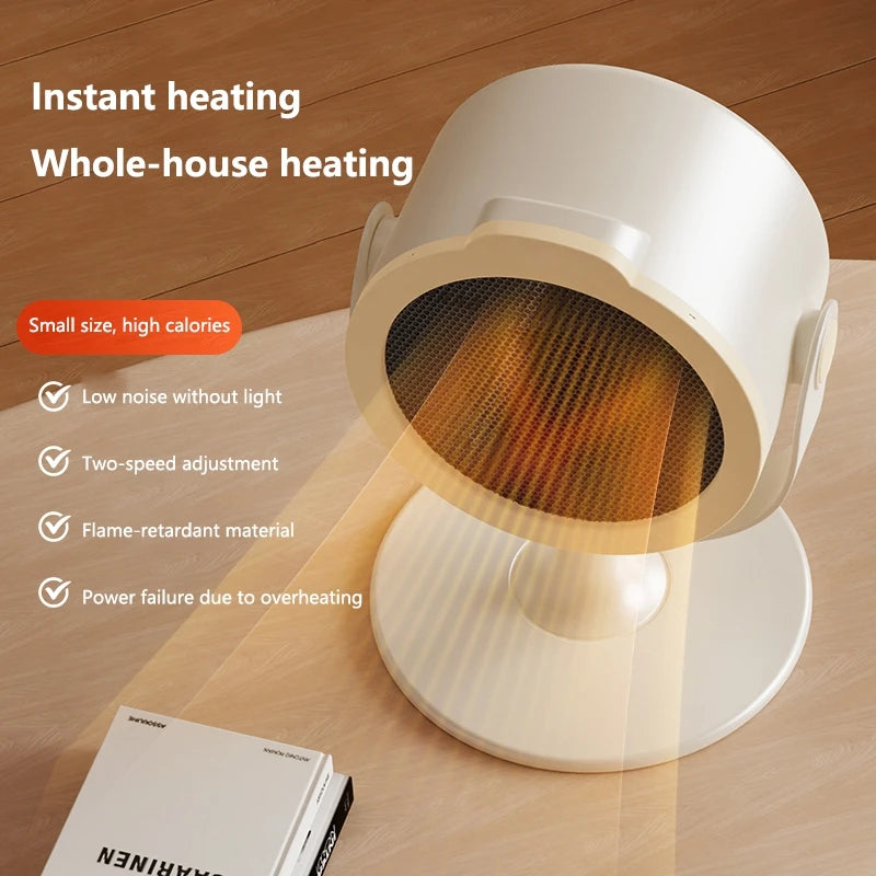 Midea Fast Heating Heater Desktop Portable Energy Saving Mini Electric Warmer Winter Gift For Office Desk Dorm Home Appliance