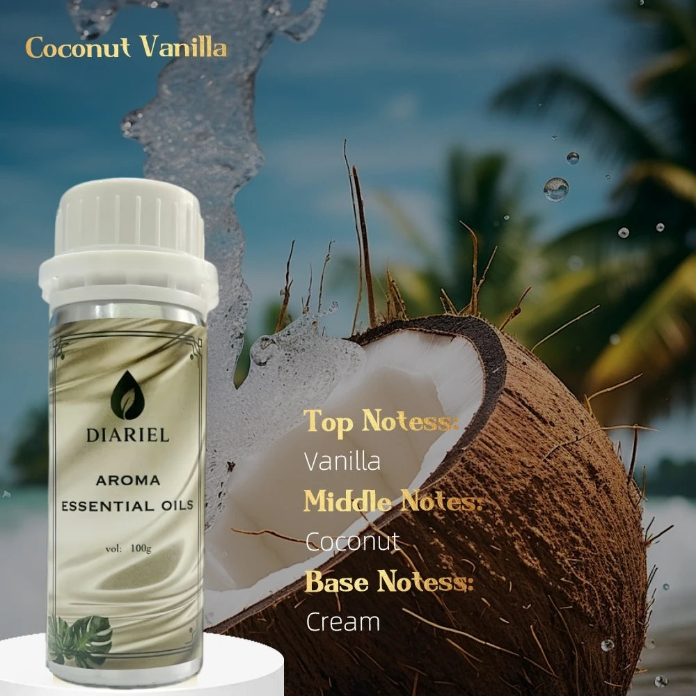 Diaurelle 100ML flower Aromatherapy For Diffuser Hotel Collection Fragrance Oil Pure Nature Plant Extract Aroma Essential Oil