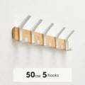 Stylish Nordic Fashion Coat Rack Wall Mount Hanger with Hooks for Clothes Keys Hats Hallway Living Room Furniture Decor