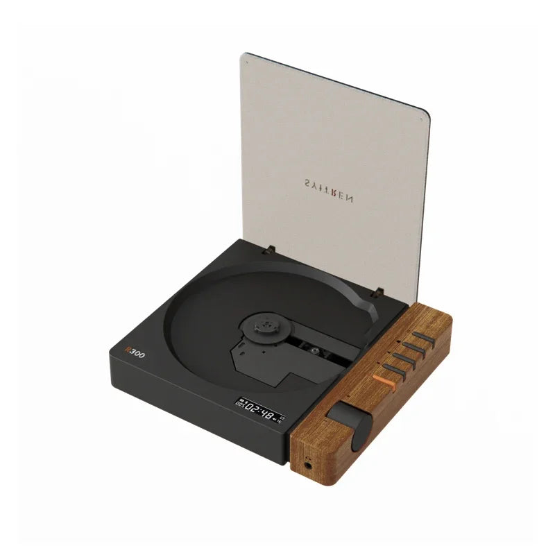 Audiophile Portable CD Player Stylish High Quality Wireless Bluetooth HIFI Album Player Rechargeable Optical Output Walkman