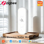 Zigbee 3.0 Human Motion Sensor 10G MmWave Radar Detector with Luminance Temperature Humidity Sensor Upgarded 4 in1 PIR Sensor