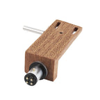 LP Vinyl Record Turntable Solid Wood Cartridge Stylus Headshell With Connecting Line Counterweight For Phonograph Accessories