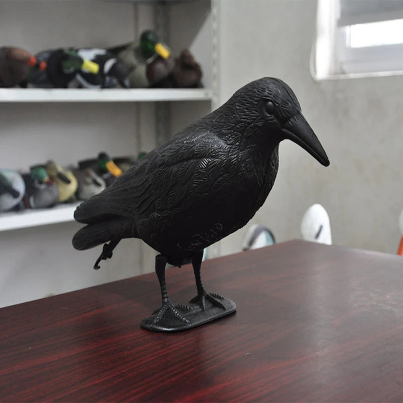Crow Hunting Decoys Garden Bird Practical Deter Scarer Scarecrow Mice Pest Control Deterrent Repeller Decor For Bird Control