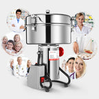 4500G Commercial Grain Grinder High Speed 4500W Cereals Medicinal Materials Spices Powder Crusher Stainless Steel Coffee Grinder