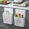 New Kitchen Cabinet Door Interior Storage Shelf And Box, Hanging Hook Behind The Door, Kitchen Cabinet Door Basket Shelf Baskets