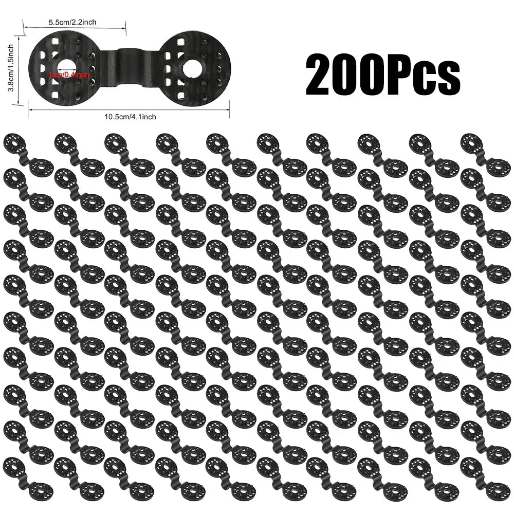 30-300pcs Shade Cloth Clips Heavy Duty Lock Grip Greenhouse Film Clip Hang Expand Instant Grommet Sunshade Net Fix Clips Tool