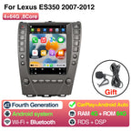 9.7inch Android 13 Car Radio For Lexus ES ES240 ES300 ES330 ES350 2007-2012 For Tesla Style Screen Car Radio Multimedia Player